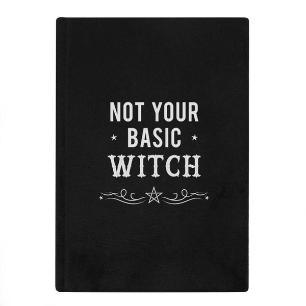 Not Your Basic Witch Velvet A5 Notebook - Home Decor Emporium