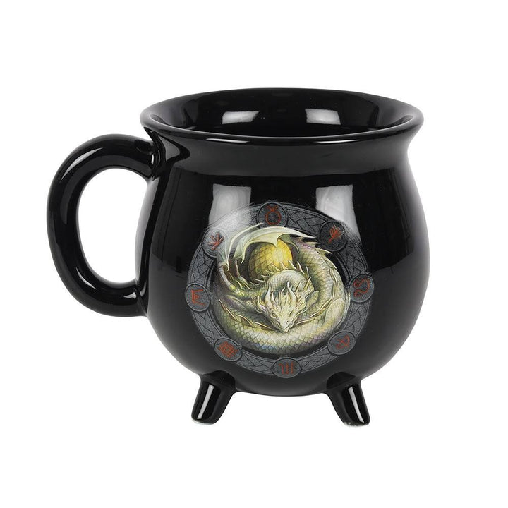 Ostara Colour Changing Cauldron Mug by Anne Stokes - Home Decor Emporium