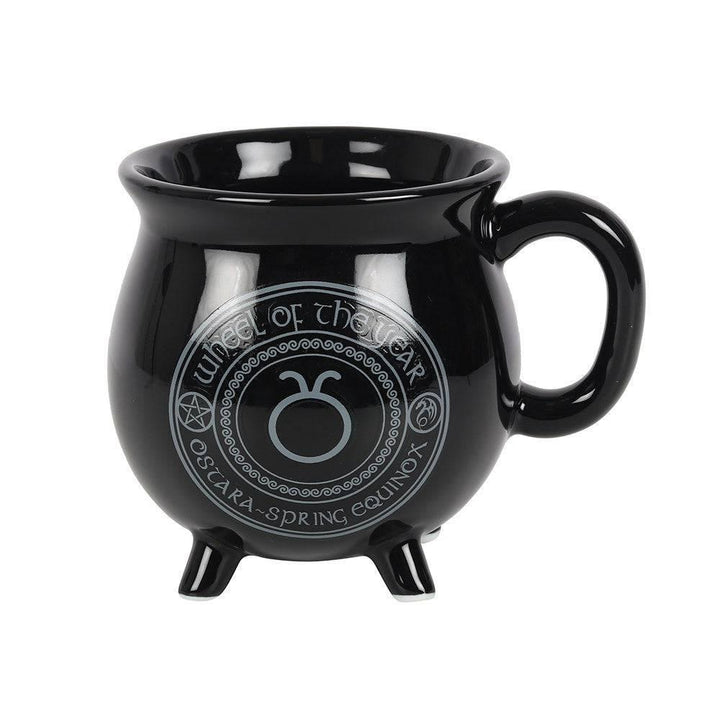 Ostara Colour Changing Cauldron Mug by Anne Stokes - Home Decor Emporium