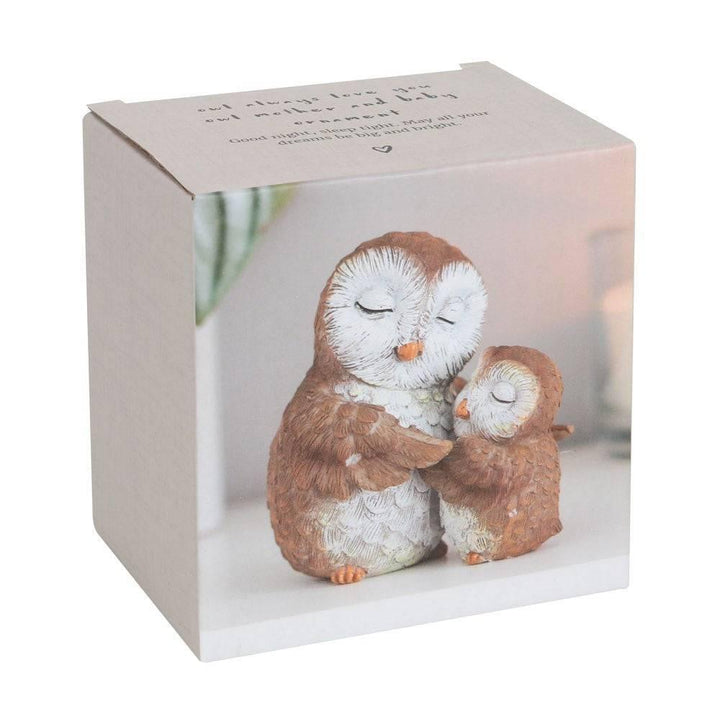 Owl Always Love You Owl Mother and Baby Ornament - Home Decor Emporium