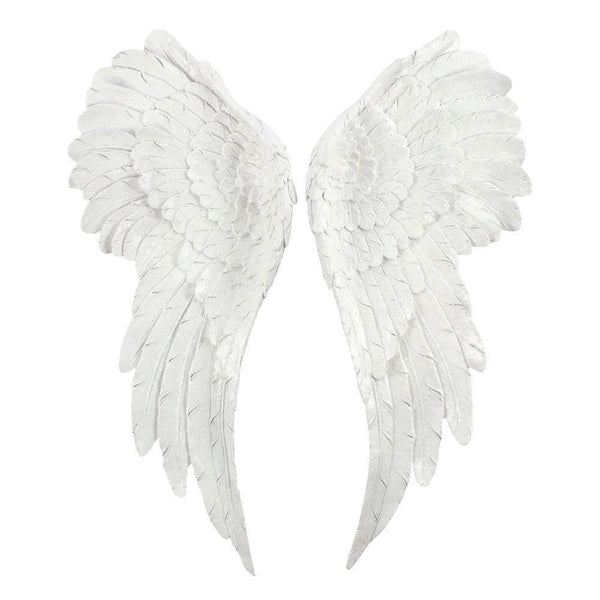 Pair of Large Glitter Angel Wings - Home Decor Emporium