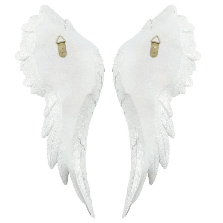 Pair of Large Glitter Angel Wings - Home Decor Emporium