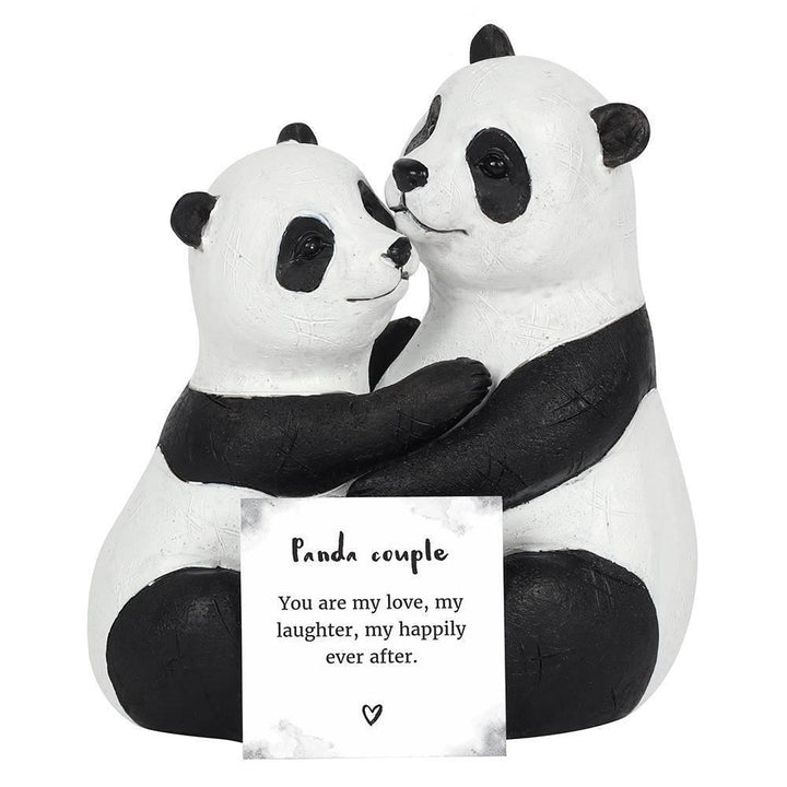 Panda Couple Ornament - Home Decor Emporium