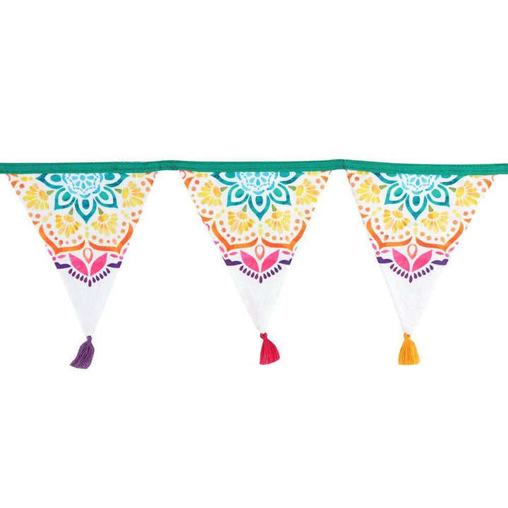 Peace Out Mandala Fabric Bunting - Home Decor Emporium