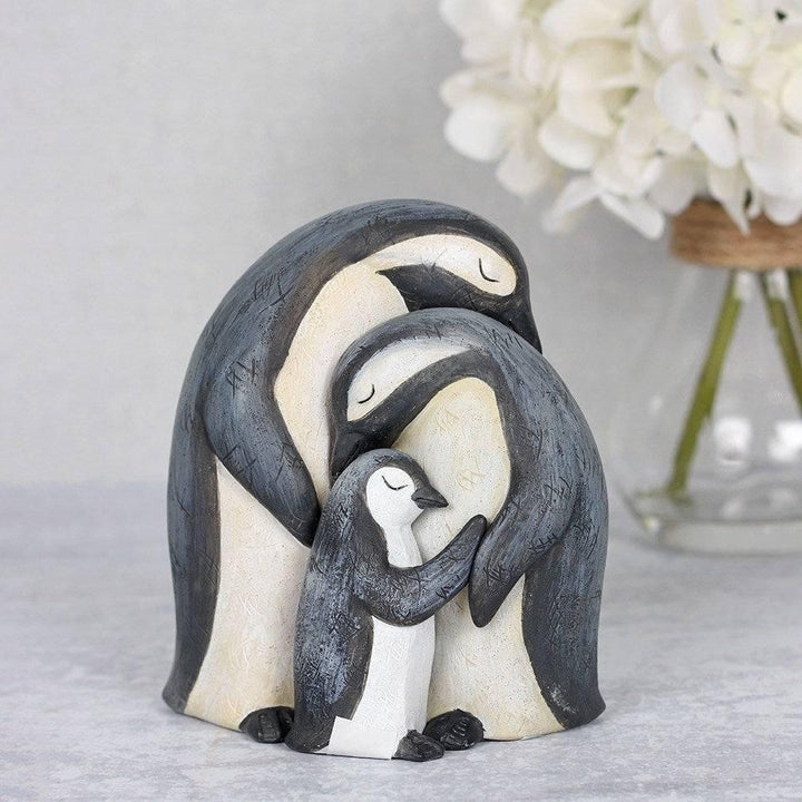 Penguin Family Ornament - Home Decor Emporium