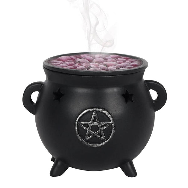 Pentagram Cauldron Incense Cone Holder - Home Decor Emporium