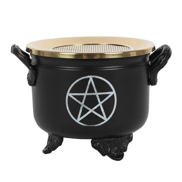 Pentagram Cauldron Resin Incense Burner - Home Decor Emporium