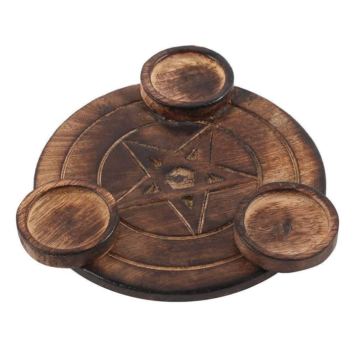 Pentagram Tea Light Candle Holder - Home Decor Emporium