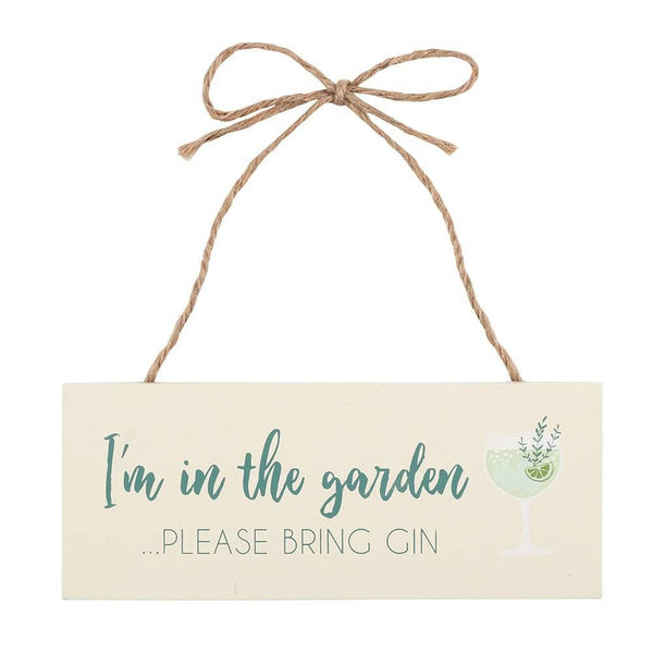 Please Bring Gin Garden Sign - Home Decor Emporium