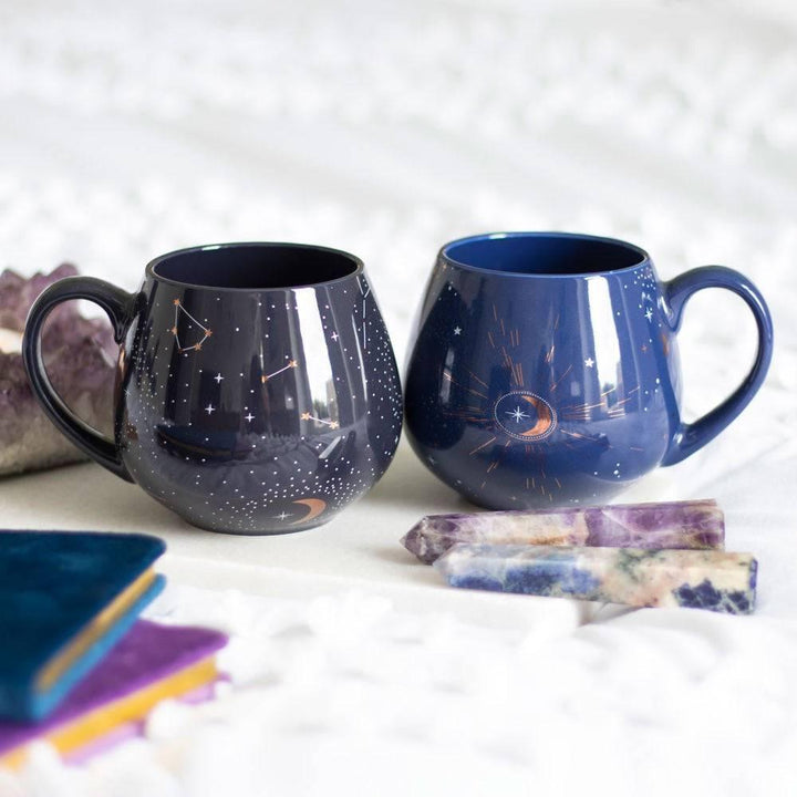 Purple Constellation Rounded Mug - Home Decor Emporium