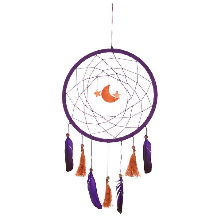 Purple Moon and Star Dreamcatcher - Home Decor Emporium