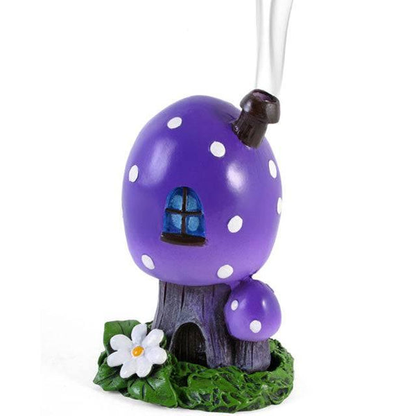 Purple Smoking Toadstool Incense Cone Holder - Home Decor Emporium