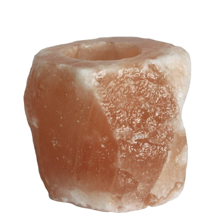 Quality Natural Salt Candle Holder - Home Decor Emporium