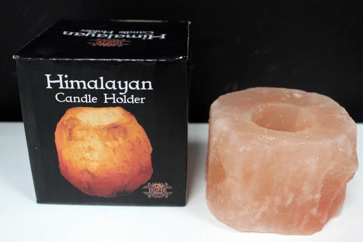 Quality Natural Salt Candle Holder - Home Decor Emporium