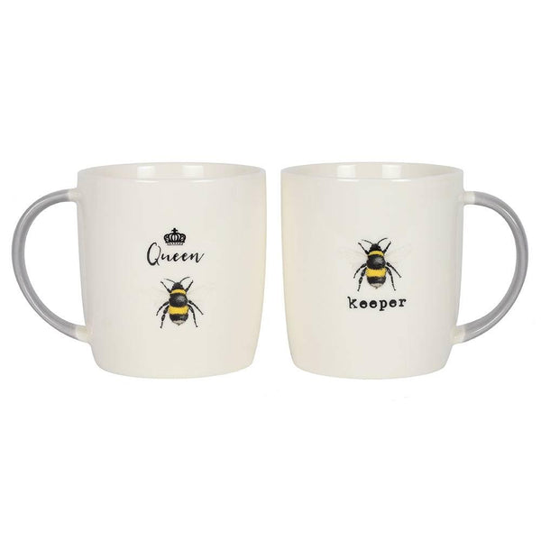 Queen Bee and Bee Keeper Mug Set - Home Decor Emporium