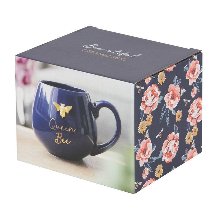 Queen Bee Rounded Mug - Home Decor Emporium