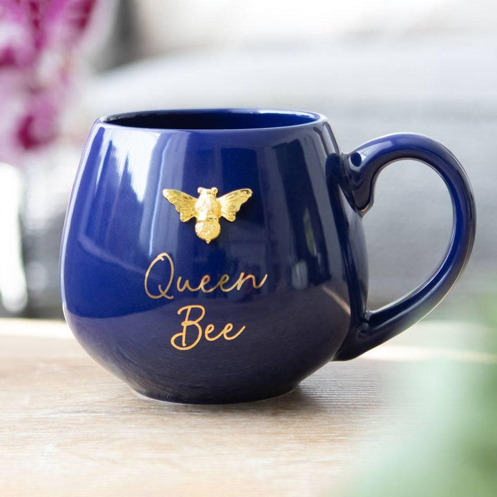 Queen Bee Rounded Mug - Home Decor Emporium