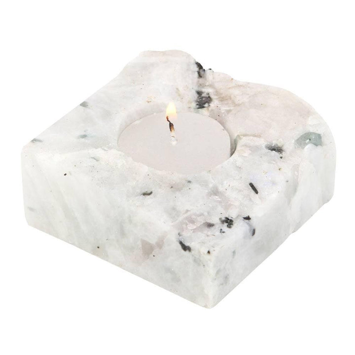 Rainbow Moonstone Candle Holder - Home Decor Emporium