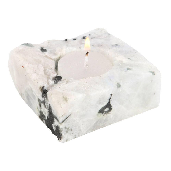 Rainbow Moonstone Candle Holder - Home Decor Emporium