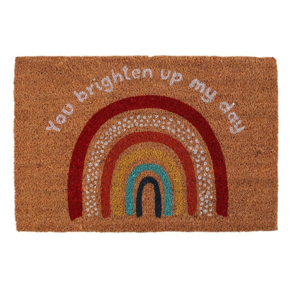 Rainbow Natural Doormat - Home Decor Emporium