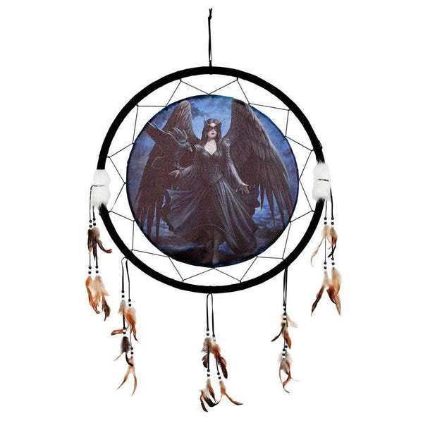 Raven Dreamcatcher by Anne Stokes - Home Decor Emporium