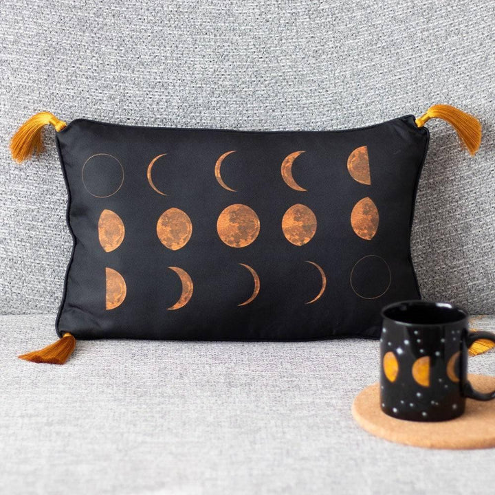 Rectangular Moon Phases Cushion - Home Decor Emporium