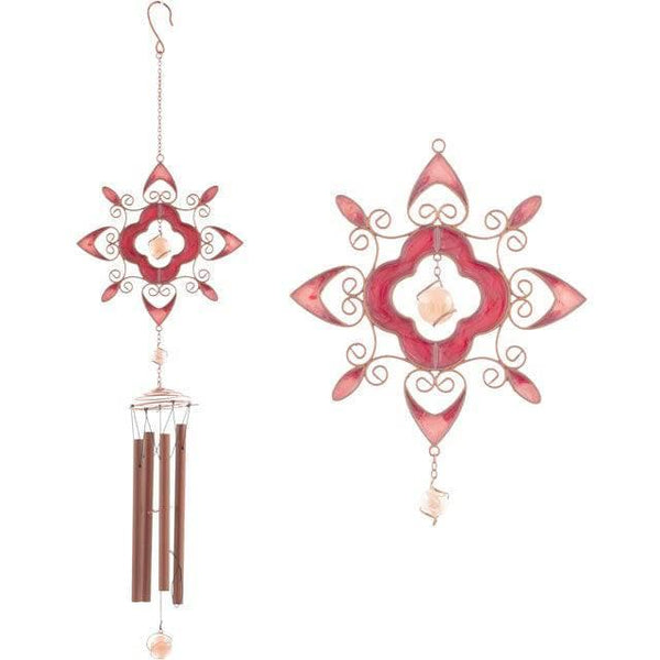 Red Abstract Windchime - Home Decor Emporium