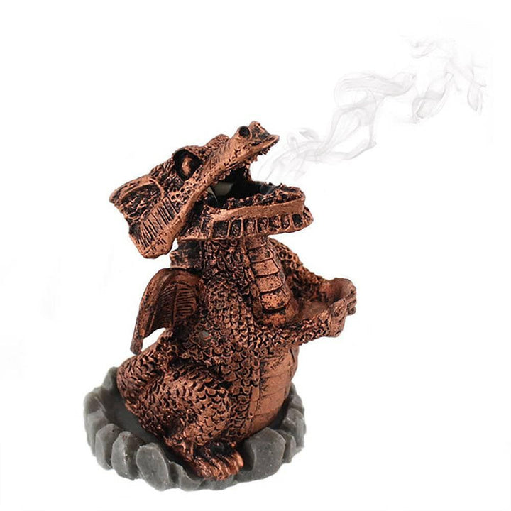 Red Dragon Incense Cone Holder - Home Decor Emporium