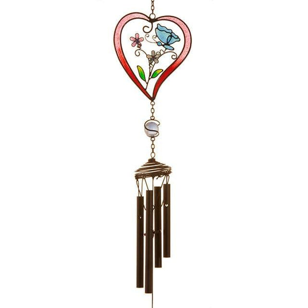 Red Heart Windchime - Home Decor Emporium