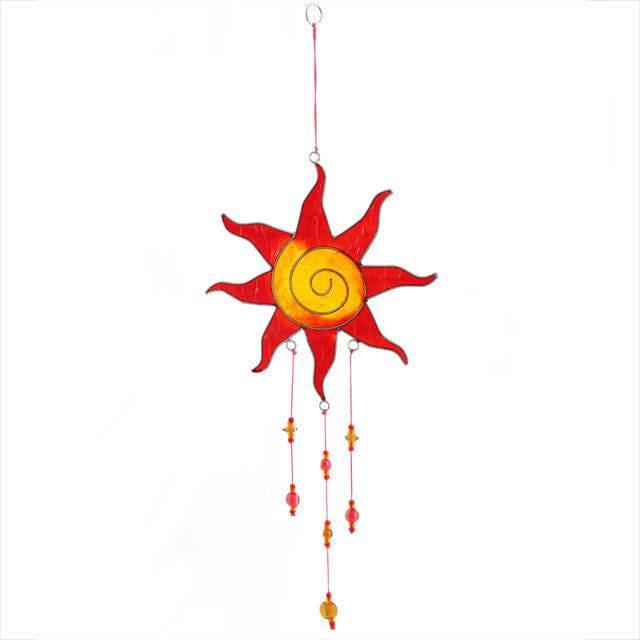 Red/Yellow Suncatcher - Home Decor Emporium