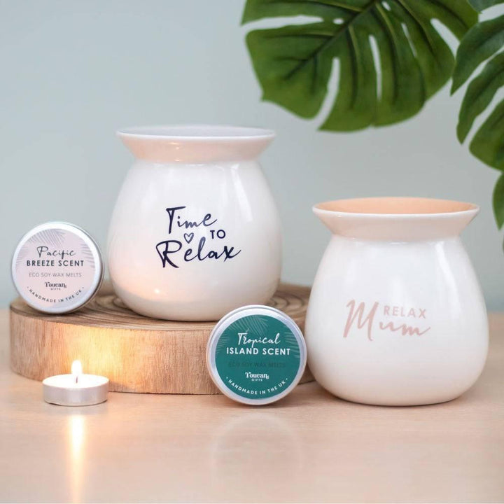 Relax Mum Wax Melt Burner Gift Set - Home Decor Emporium