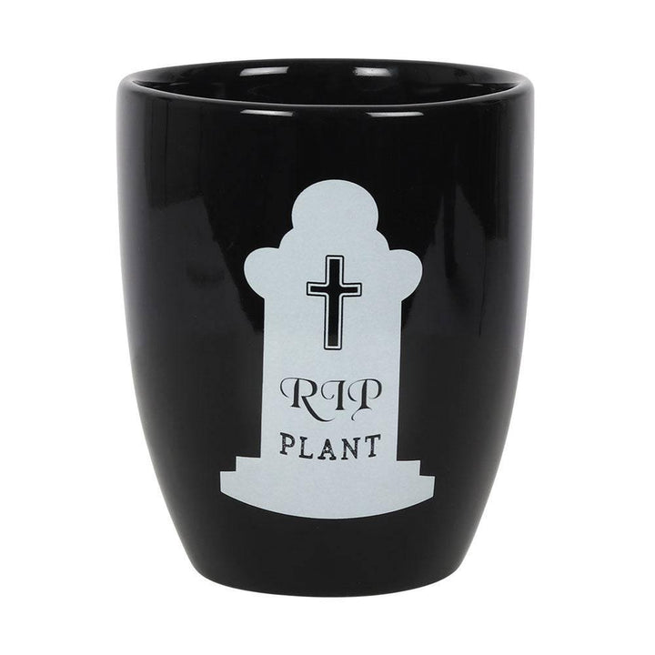 RIP Plant Gothic Plant Pot - Home Decor Emporium