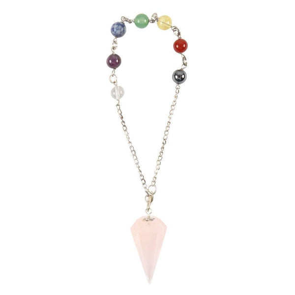 Rose Quartz Chakra Pendulum Bracelet - Home Decor Emporium