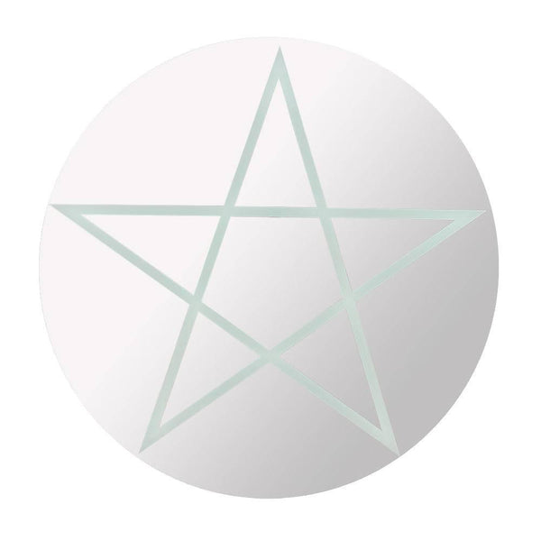 Round Pentagram Mirror - Home Decor Emporium