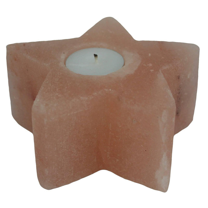 Salt Candle Holder - Star - Home Decor Emporium