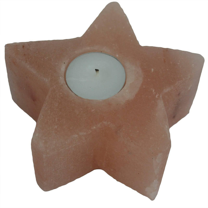 Salt Candle Holder - Star - Home Decor Emporium