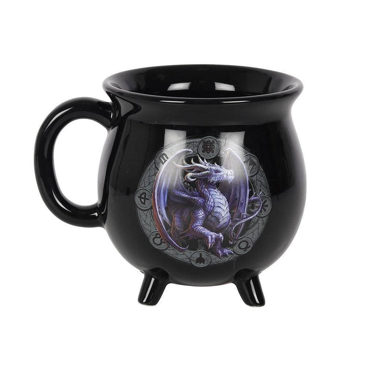 Samhain Colour Changing Cauldron Mug by Anne Stokes - Home Decor Emporium