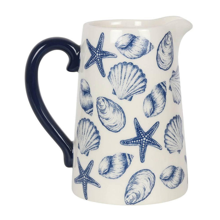 Seashell Ceramic Flower Jug - Home Decor Emporium