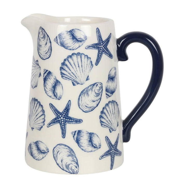 Seashell Ceramic Flower Jug - Home Decor Emporium