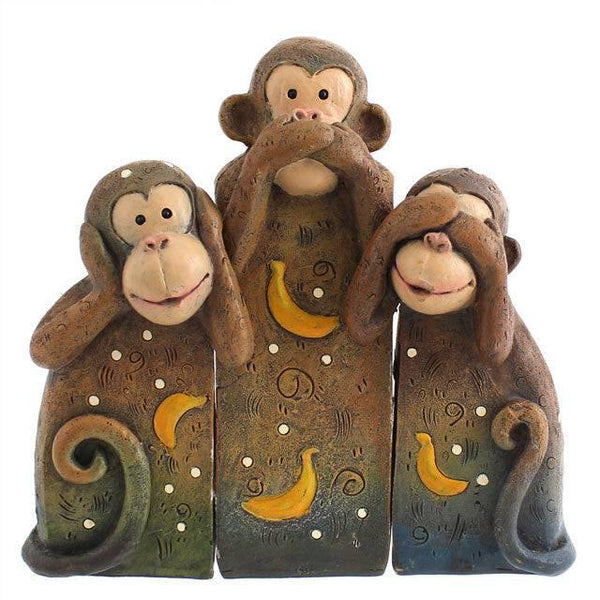 See, Speak, Hear No Evil Monkeys - Home Decor Emporium