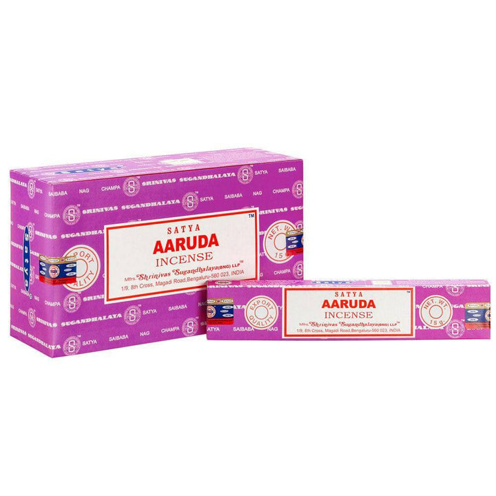 Set of 12 Packets of Aaruda Incense Sticks by Satya - Home Decor Emporium