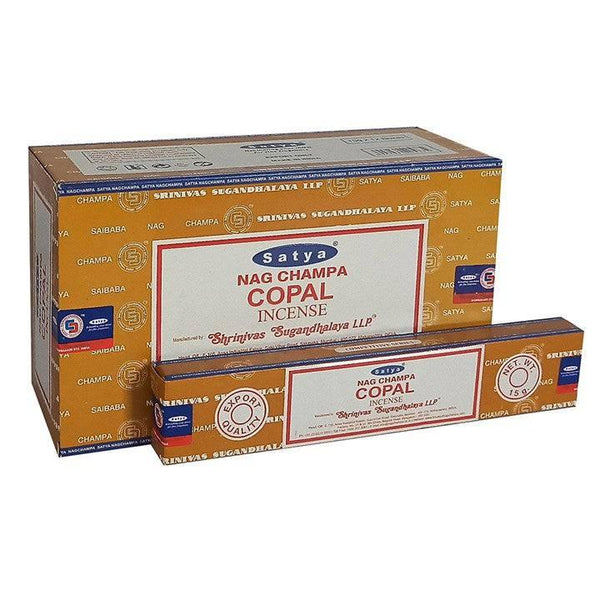 Set of 12 Packets of Copal Incense Sticks by Satya - Home Decor Emporium