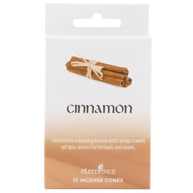 Set of 12 Packets of Elements Cinnamon Incense Cones - Home Decor Emporium