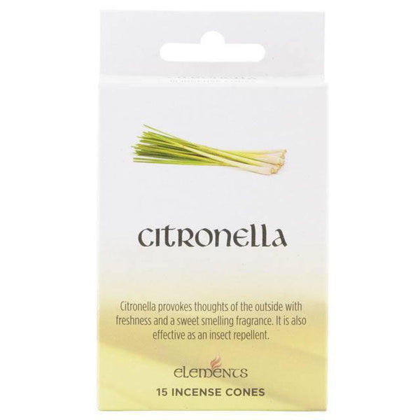 Set of 12 Packets of Elements Citronella Incense Cones - Home Decor Emporium