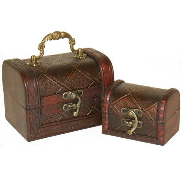 Set of 2 Diamond Chests - Home Decor Emporium