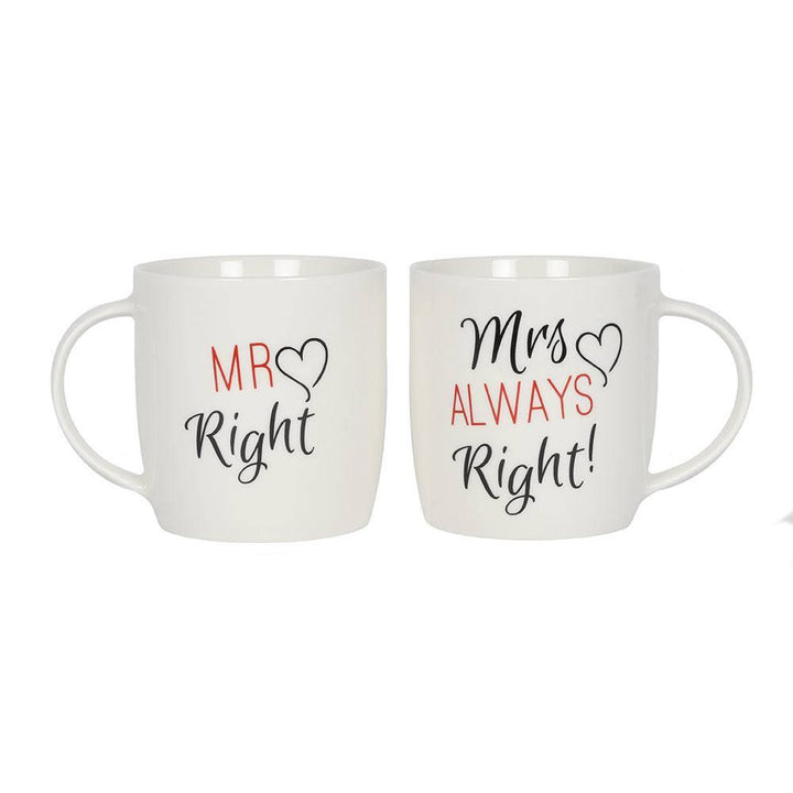 Set of 2 Mr & Mrs Mugs - Home Decor Emporium