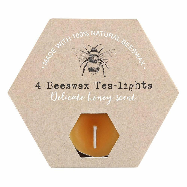 Set of 4 Beeswax Tealights - Home Decor Emporium