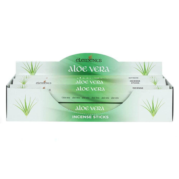 Set of 6 Packets of Elements Aloe Vera Incense Sticks - Home Decor Emporium