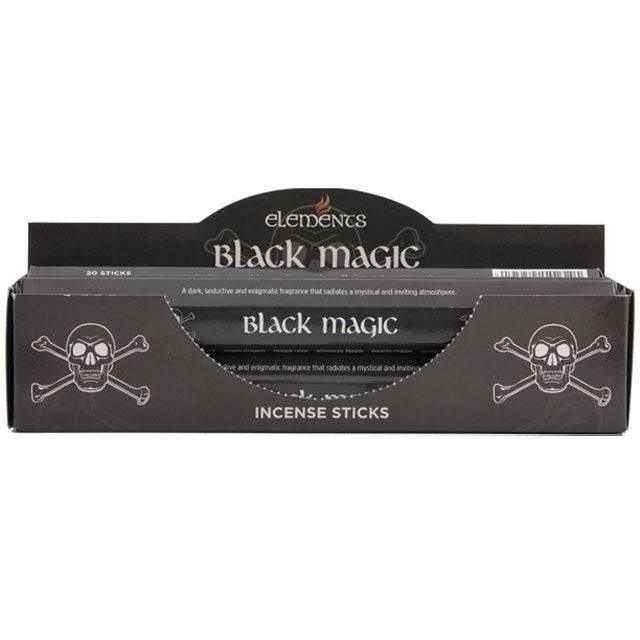 Set of 6 Packets of Elements Black Magic Incense Sticks - Home Decor Emporium