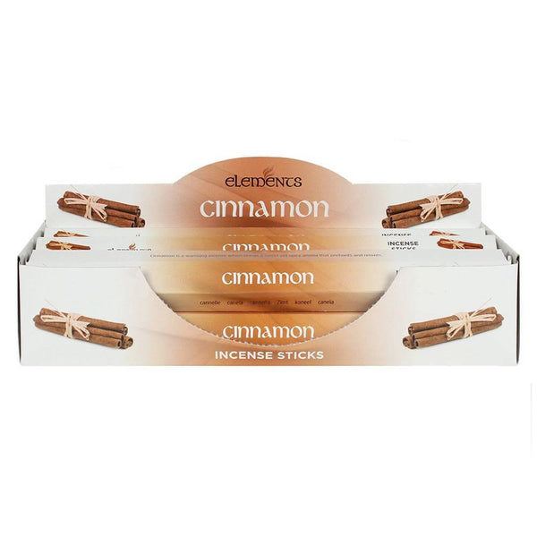 Set of 6 Packets of Elements Cinnamon Incense Sticks - Home Decor Emporium